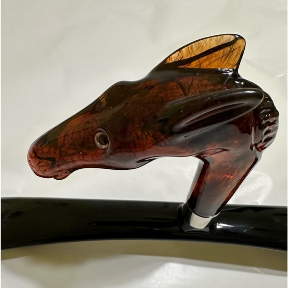 Vintage  Oerre Racalcati Lucite horse hangers - Picture 7 of 14